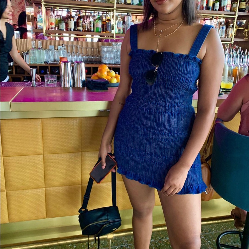 Urban Outfitters Denim Mini Dress Size 10